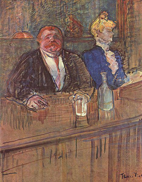 Henri de toulouse-lautrec Die Bar